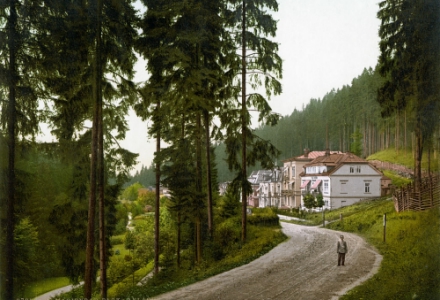 Marienbad Park, ca. 1900